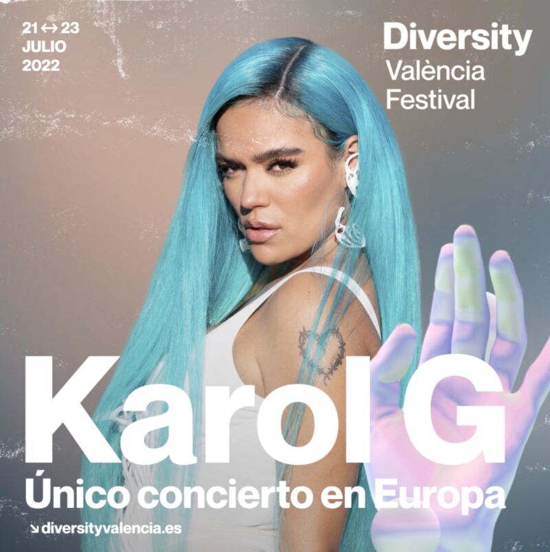 KAROL G returns to the Iberian Peninsula for music and tech Diversity